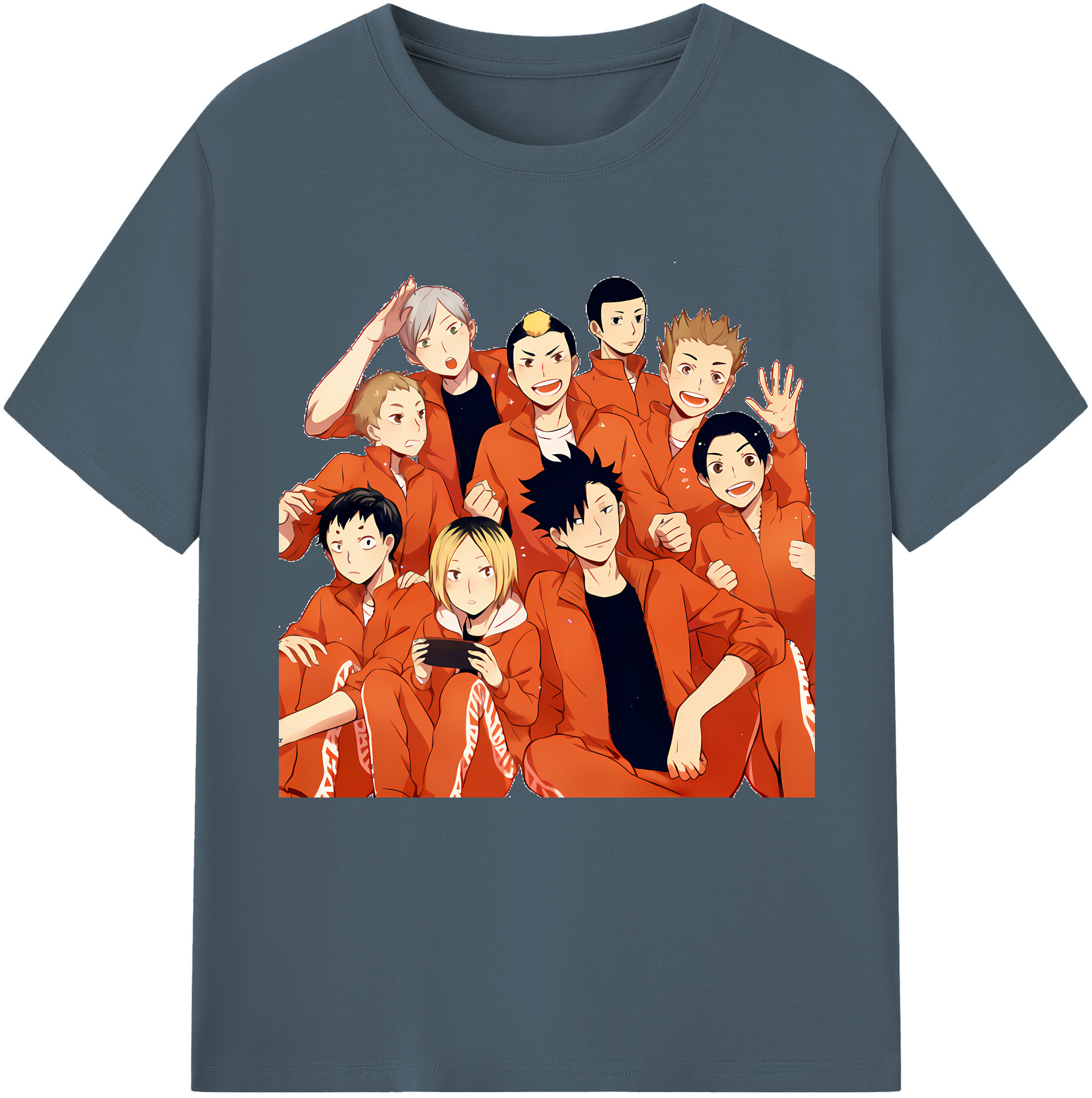 （画像用） ハイキュー!! Haikyu!! 綿100％半袖Tシャツ（フロントプリント）